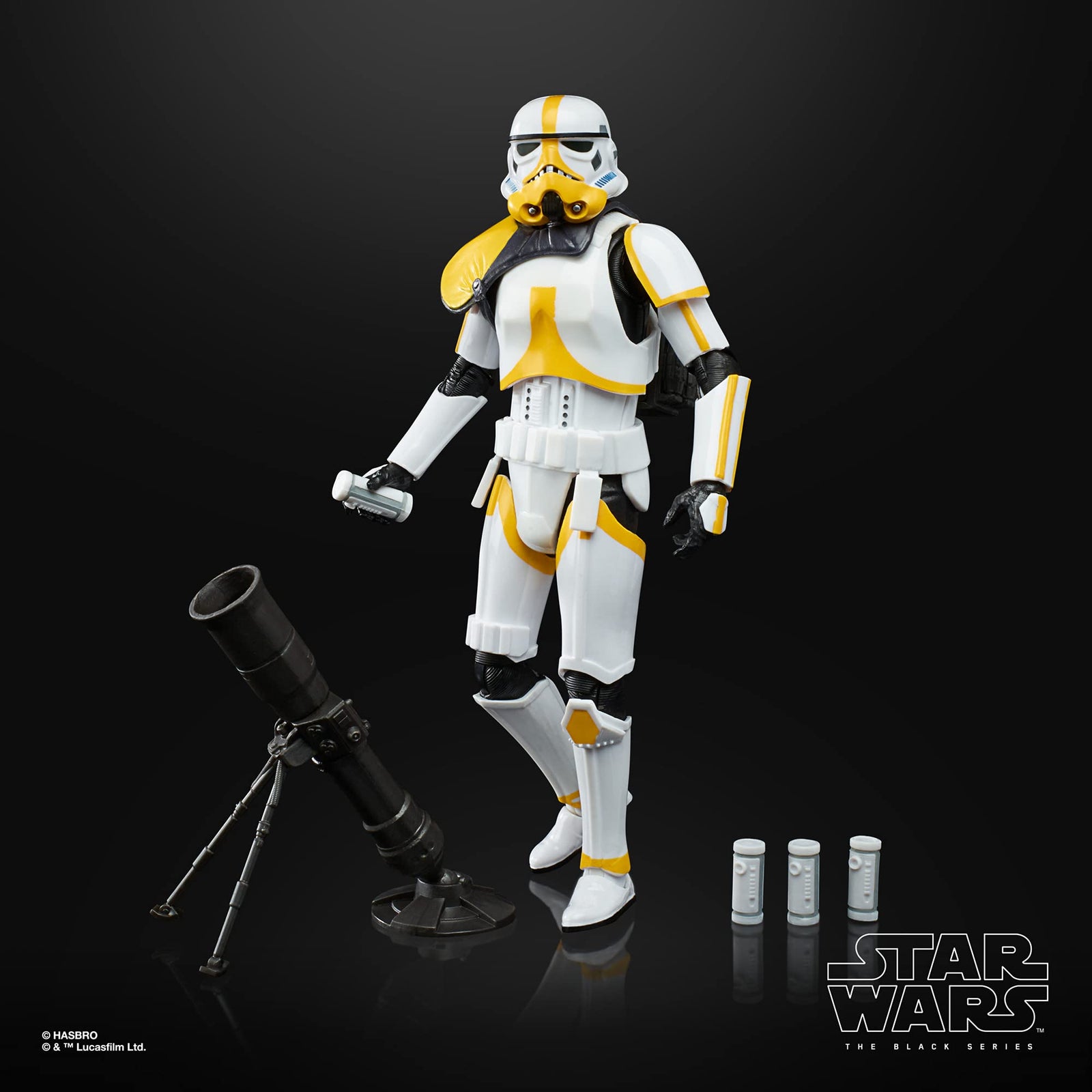 Star Wars The Black Series Artillery Stormtrooper Toy 6-Inch-Scale The Mandalorian Collectible Figure, Toys for Kids Ages 4 and Up (Amazon Exclusive),F2883