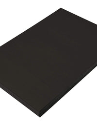 SunWorks Construction Paper, Black, 12" x 18", 100 Sheets
