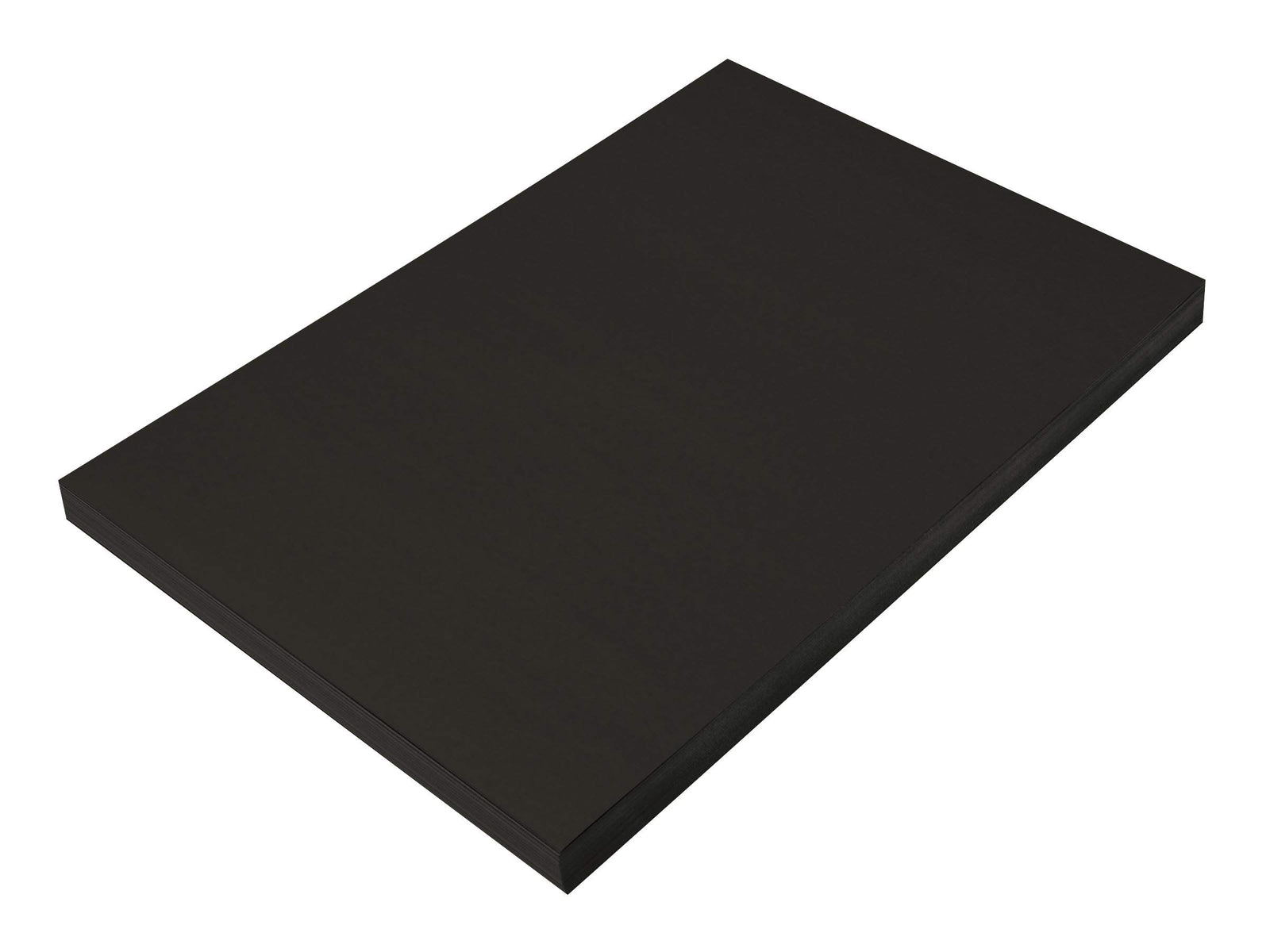 SunWorks Construction Paper, Black, 12" x 18", 100 Sheets
