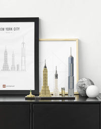 LEGO Architecture New York City 21028, Build It Yourself New York Skyline Model Kit for Adults and Kids (598 Pieces)
