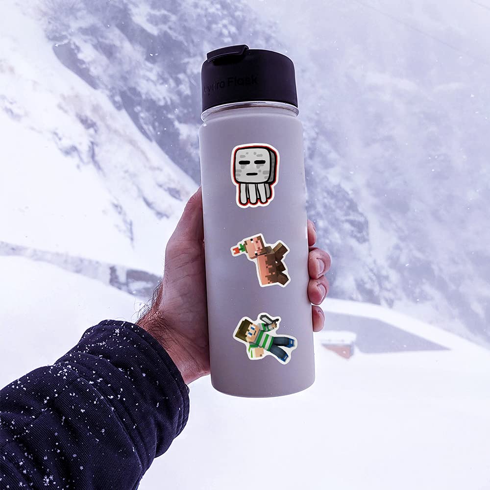 Minecraft Stickers Decals 50 Pack Video Game Theme Funny Stickers for Minecraft Lovers Best Gift