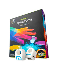 Sphero Specdrums (2 Rings) App-Enabled Musical Rings with Play Pad Included - White (SD01WRW2), Package may vary
