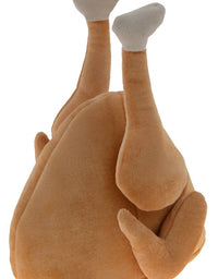 Kangaroo Plush Thanksgiving Day Roasted Turkey Hat Tan

