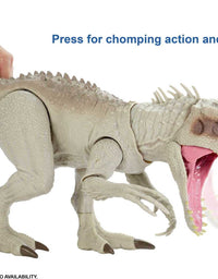 Jurassic World Destroy ‘N Devour Indominus Rex with Chomping Mouth, Slashing Arms, Lights & Realistic Sounds, Swallows 3 ¾ Human Action Figures
