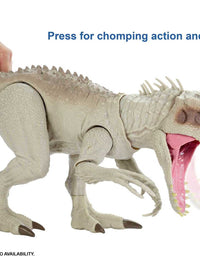 Jurassic World Destroy ‘N Devour Indominus Rex with Chomping Mouth, Slashing Arms, Lights & Realistic Sounds, Swallows 3 ¾ Human Action Figures 
