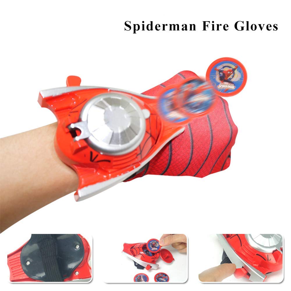 Kids Superhero Capes and LED Mask - Superhero Toys and Costume Gloves- Compatible Superhero Toys