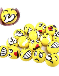 LovesTown Face Stress Balls,24 Pcs Face Squeeze Balls for Hand Wrist Finger Exercise Stress Relief Therapy Squeeze

