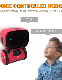 98K Kids Robot Toy, Smart Talking Robots Intelligent Partner and Teacher with Voice Control and Touch Sensor, Singing, Dancing, Repeating, Gift for Boys and Girls of Age 3 and Up
