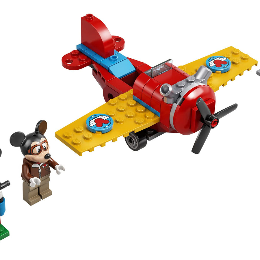 LEGO Disney Mickey and Friends Mickey Mouse’s Propeller Plane 10772 Building Kit Toy; Perfect for Creative Play; New 2021 (59 Pieces)