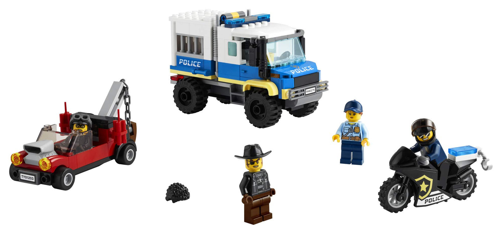 LEGO City Police Prisoner Transport 60276 Building Kit; Cool Police Toy for Kids, New 2021 (244 Pieces)