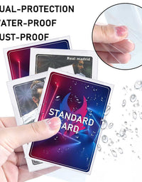 500 Counts Card Sleeves Toploaders for Trading Card, Soft Baseball Card Penny Sleeves Fit for Stardard Cards, Football Card, Sports Cards, MTG, Yugioh
