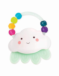 B. toys – Rain-Glow Squeeze – Light-Up Cloud Rattle for Babies 3 Months +
