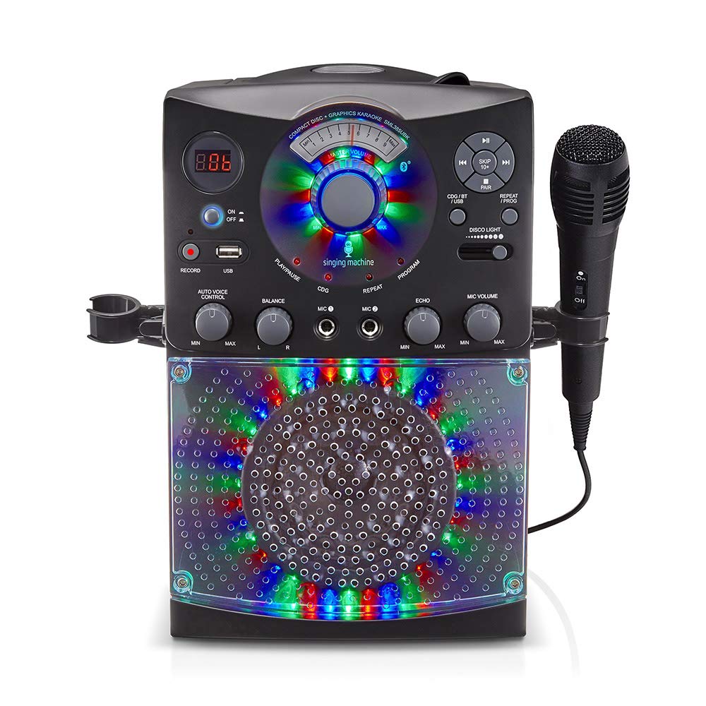 Singing Machine Karaoke Machine, White (SML385BTW)