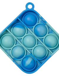 WQFXYZ Simple Fidget Toys Stress Relief Hand Toys, Mini Pop Push it Fidget Toy Keychain for Kids Adults, Mini Pop Push it Bubble Fidget Sensory Toys Office Desk Toy (15pcs-2)
