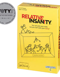 Relative Insanity -- Hilarious Party Game -- From Comedian Jeff Foxworthy -- Ages 14+ -- 4+ Players
