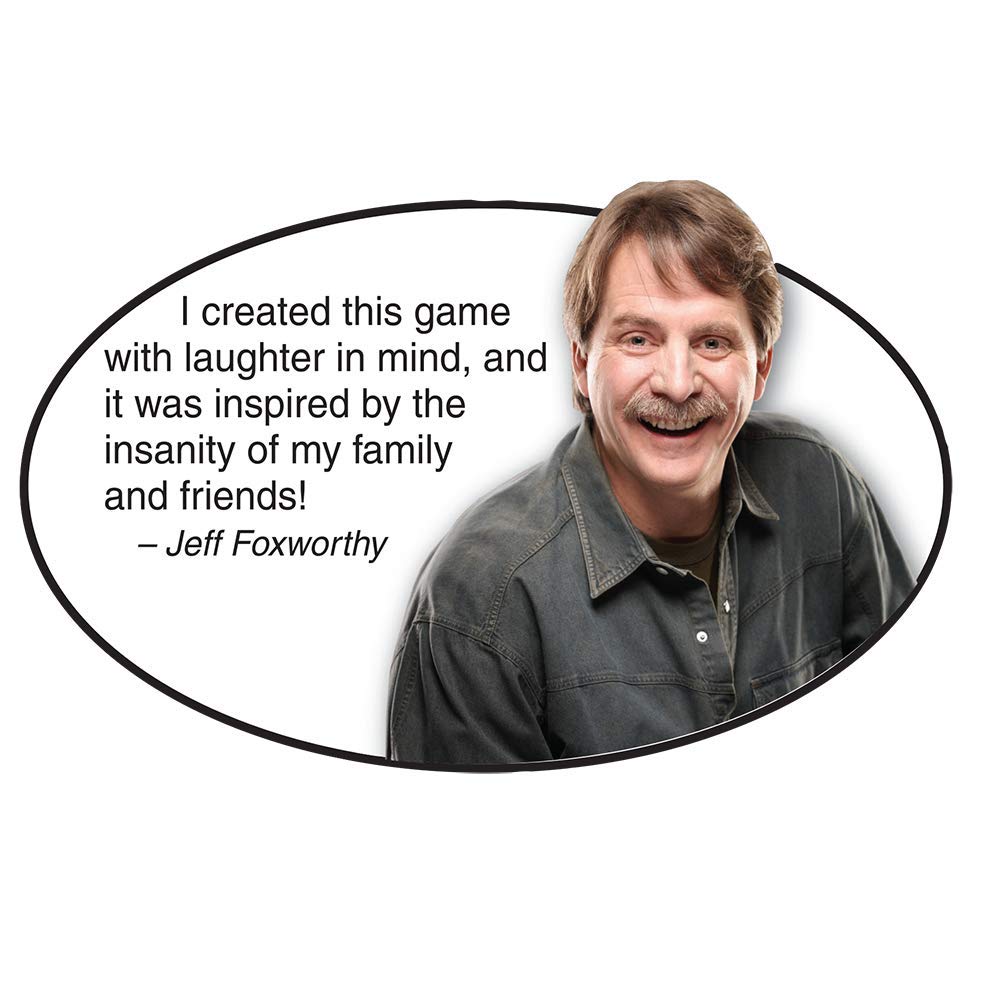 Relative Insanity -- Hilarious Party Game -- From Comedian Jeff Foxworthy -- Ages 14+ -- 4+ Players