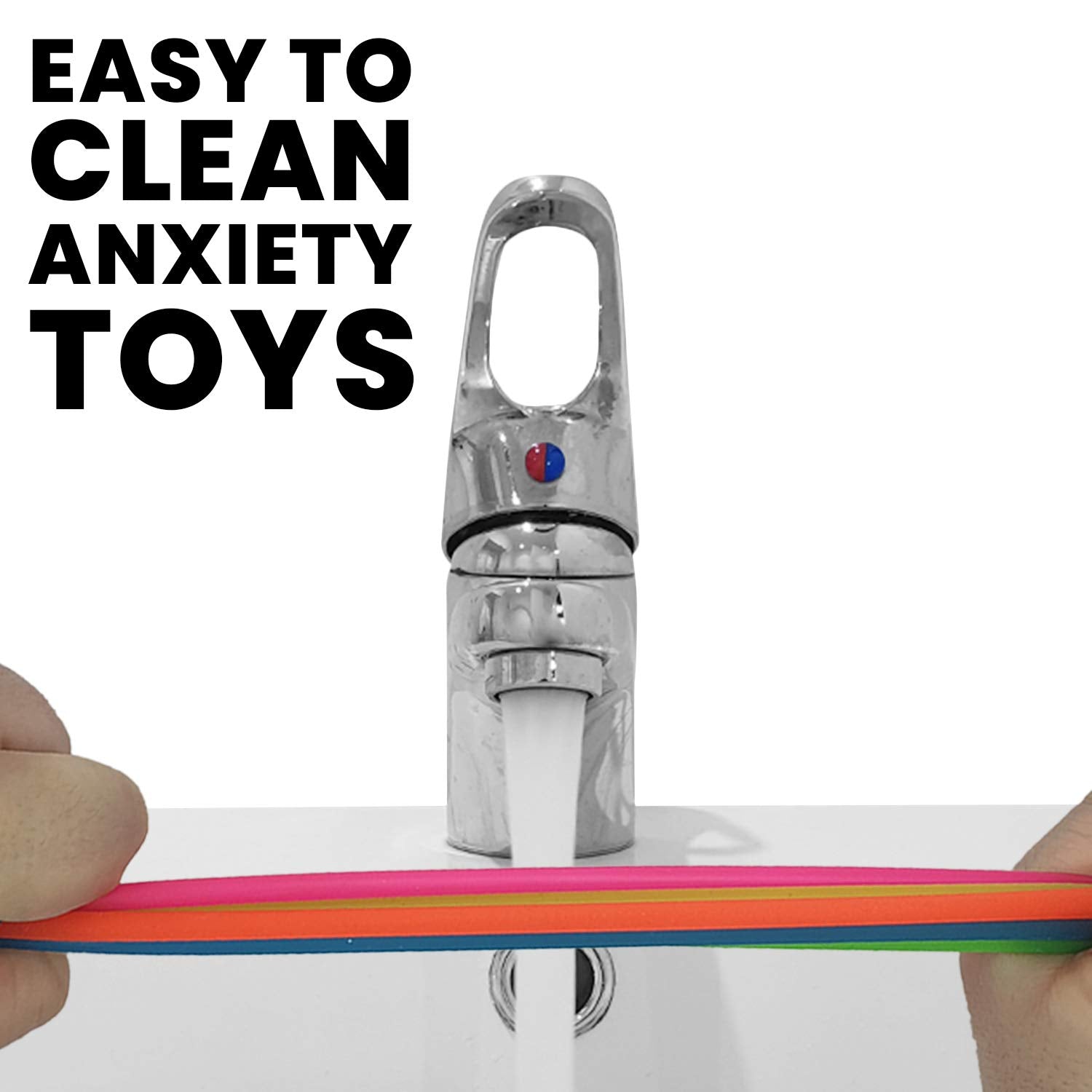 Stretchy Calming Noodle Autism Toys - Glow in The Dark for Sensory Fun. Ideal Stocking Stuffers & Stocking Stuffers for Teens.