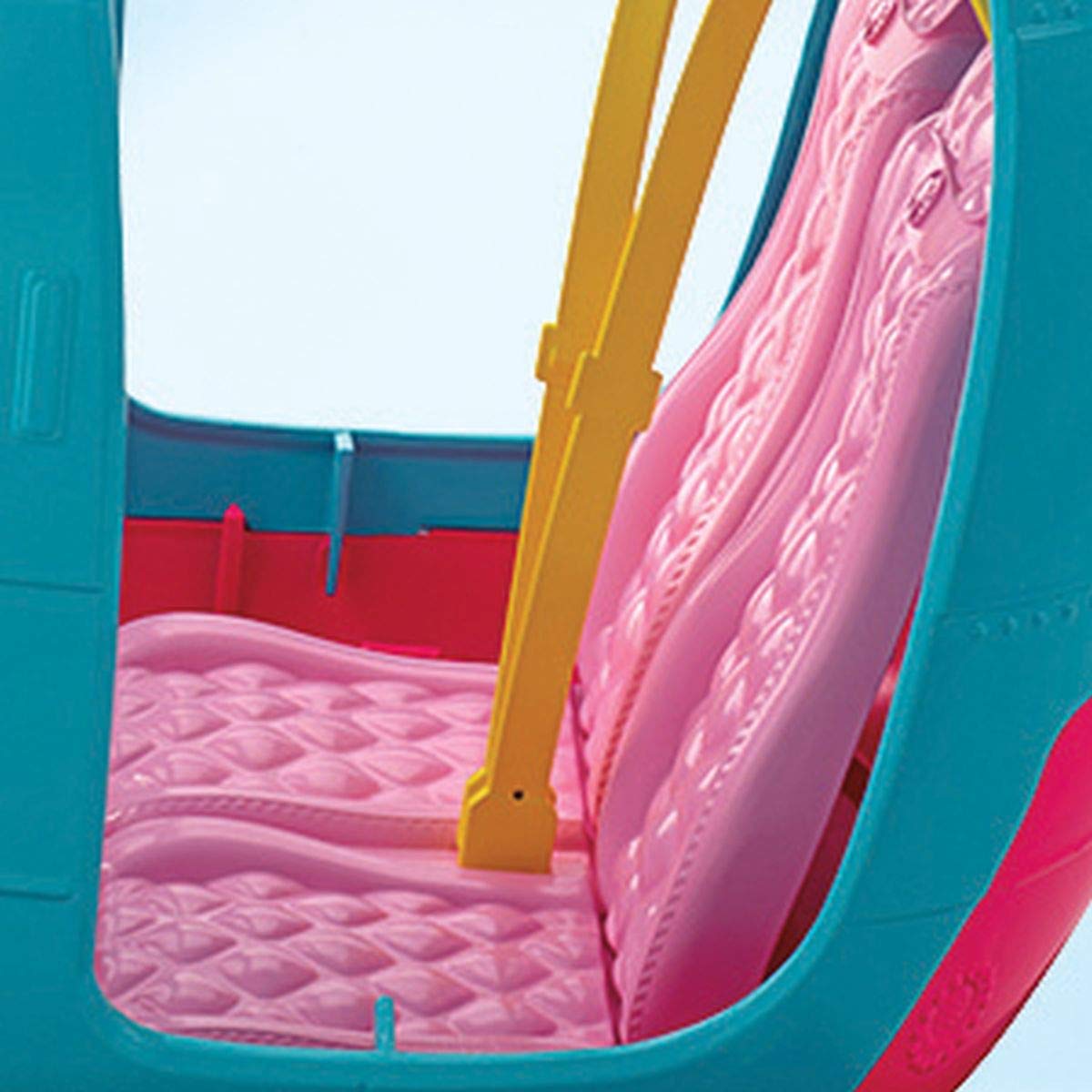 Barbie Helicopter, Pink and Blue with Spinning Rotor