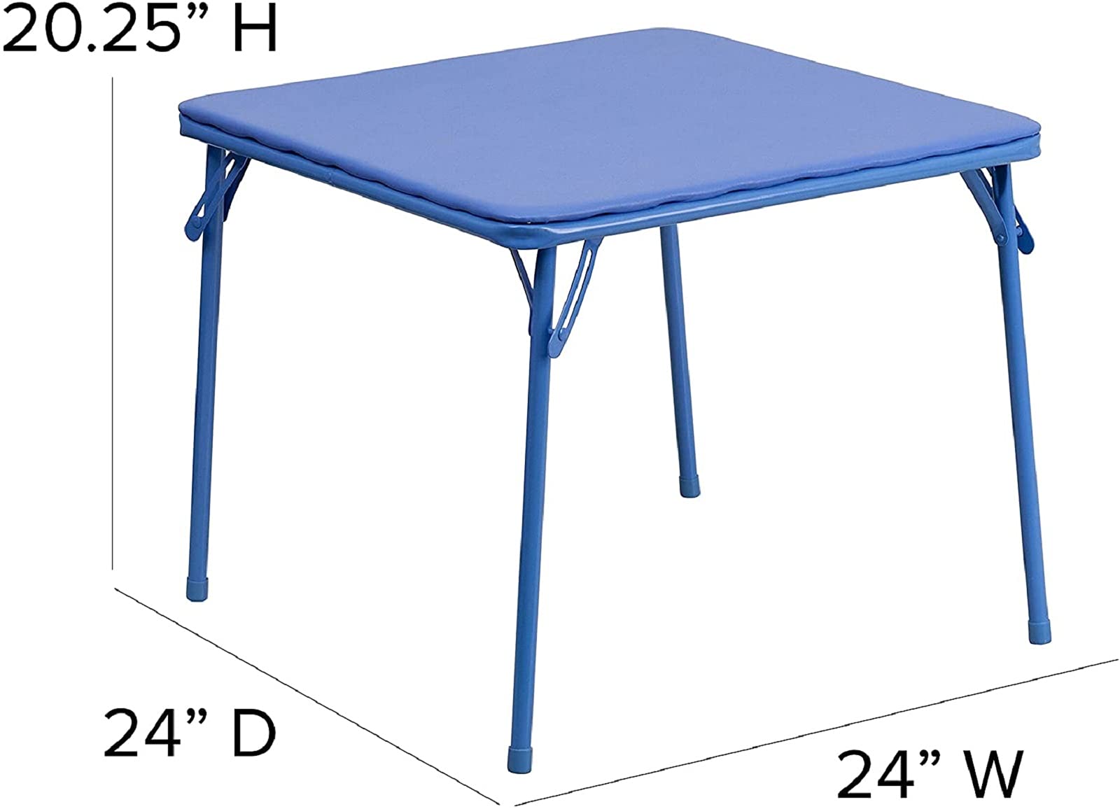 Flash Furniture Kids Colorful 5 Piece Folding Table and Chair Set