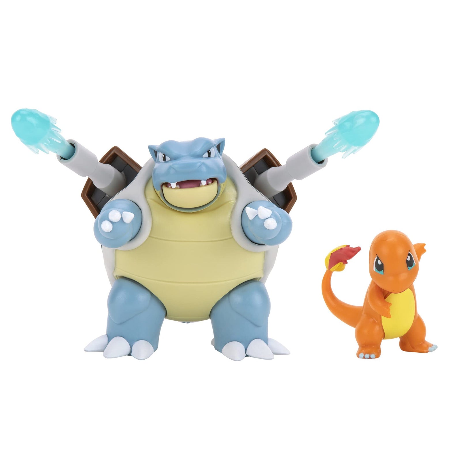 Pokemon Fire and Water Battle Pack - includes 4.5 Inch Flame Action Charizard and 2" Squirtle Action figures