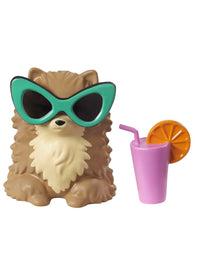 Barbie Extra Doll #7 in Top, Shorts & Furry Shrug with Pet Pomeranian, Long Pigtails with Rainbow Hair Ties, Outfit & Accessories, Multiple Flexible Joints, Gift for Kids 3 Years Old & Up
