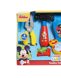 Just Play Disney Mickey Toodles Talk'n Toolbelt and Kids Play Tool Accessories for Contruction and Building Role Play and Dress Up
