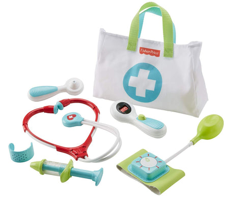 Fisher-Price Medical Kit, 7-Piece Pretend Play Set