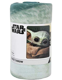 Star Wars Mandalorian Baby Yoda The Face Throw Blanket
