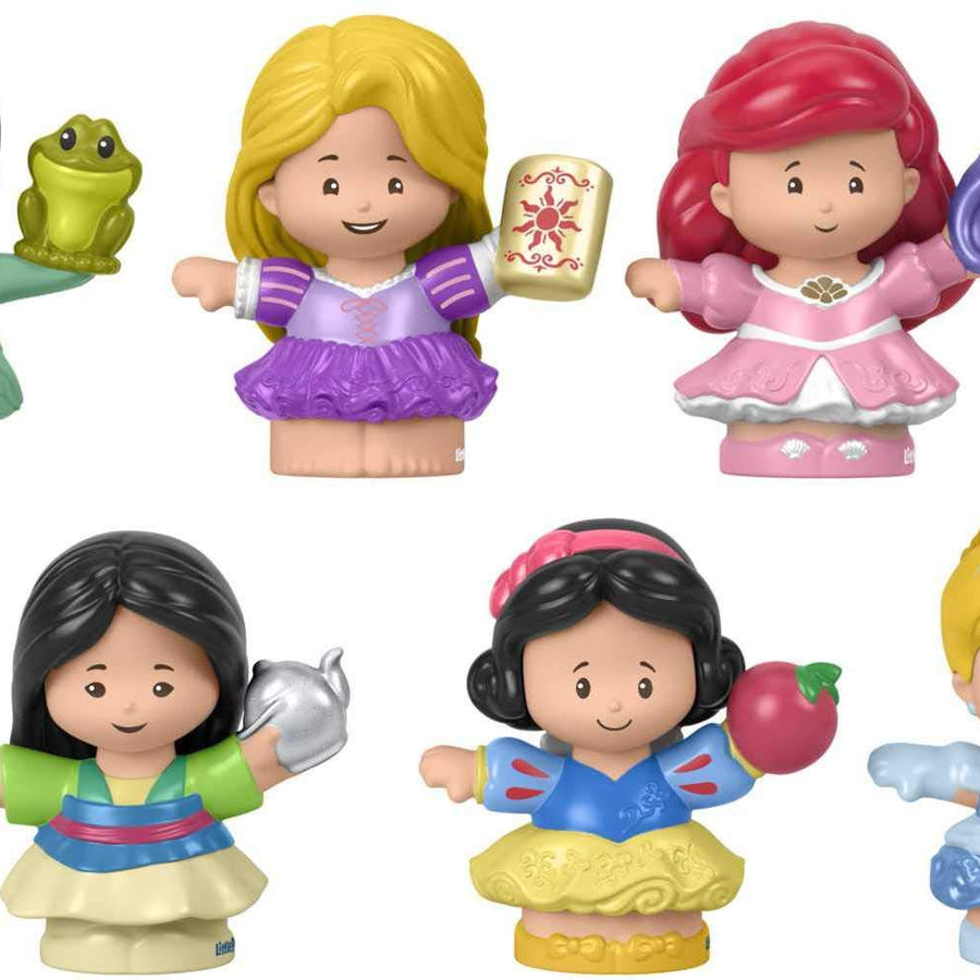 Fisher-Price Disney Princess Gift Set by Little People, 6 Character Figures for Toddlers and Preschool Kids Ages 18 Months to 5 Years