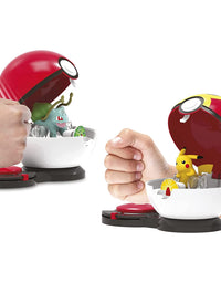 Pokemon Surprise Attack Game, Featuring Pikachu and Bulbasaur - 2 Surprise Attack Balls - 6 Attack Disks - Toys for Kids and Pokémon Fans
