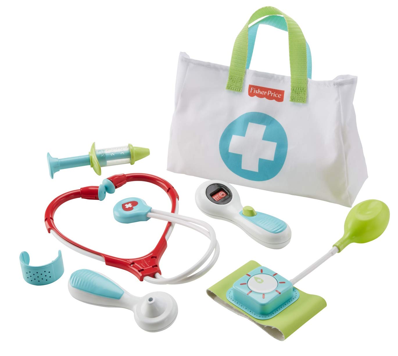 Fisher-Price Medical Kit, 7-Piece Pretend Play Set