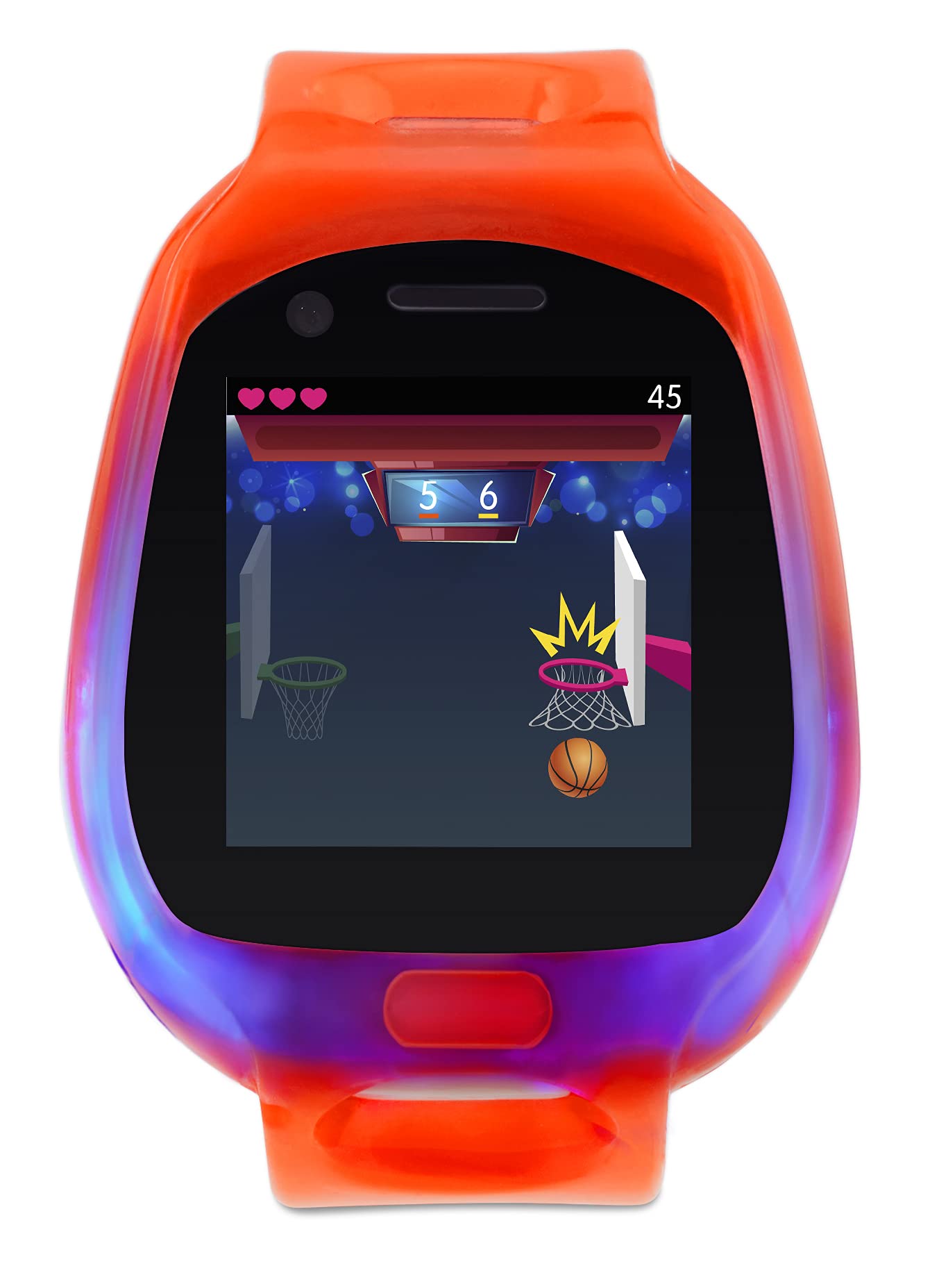 Little Tikes Tobi 2 Robot Red Smartwatch with Head-to-Head Gaming, Advanced Graphics, Motion-Activated Selfie Camera, Fun Expressions, Games, Pedometer, Splashproof, Wireless Connectivity, Video | 6+