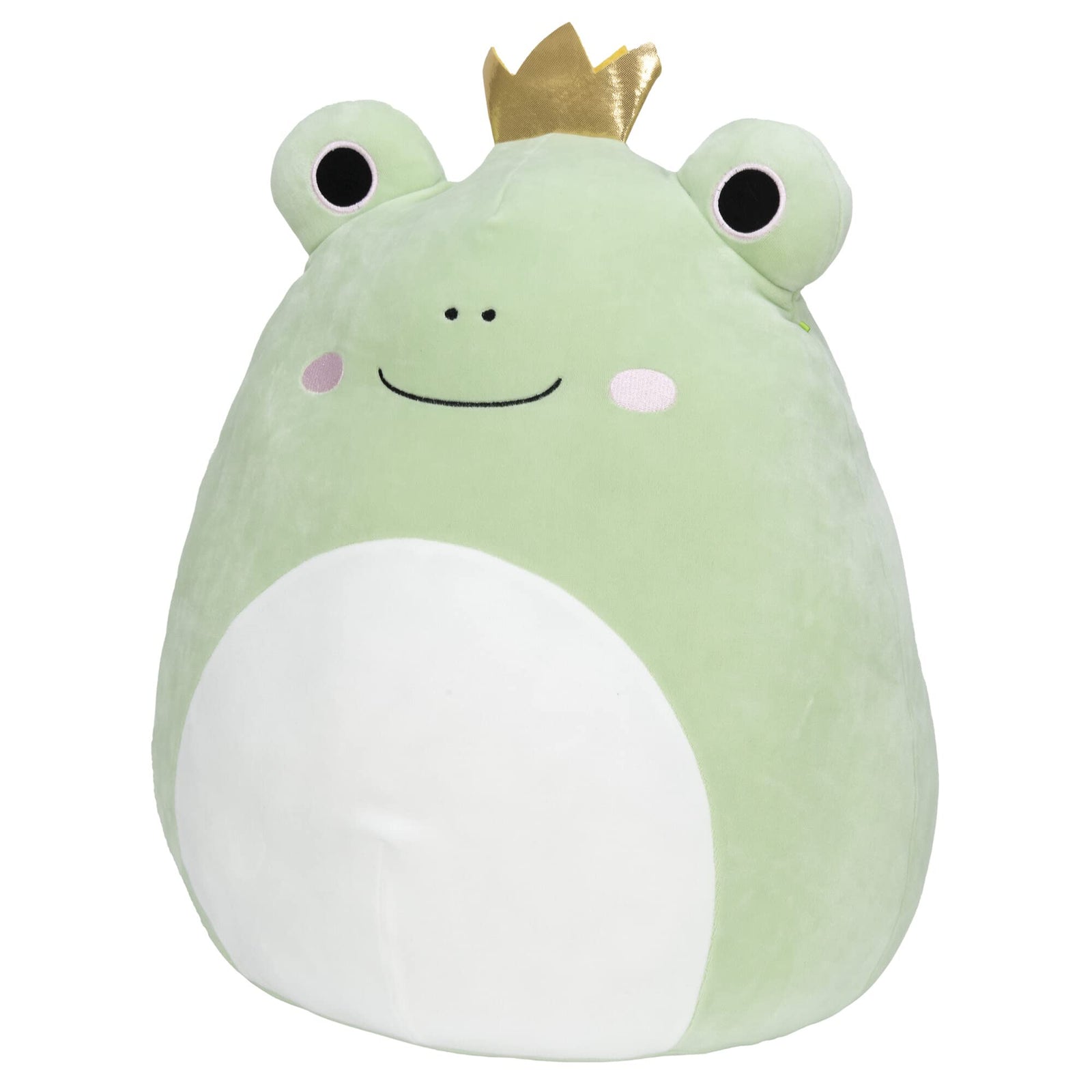 Squishmallow 16-Inch Frog Prince - Add Baratelli to Your Squad, Ultrasoft Stuffed Animal Large Plush Toy, Official Kellytoy Plush