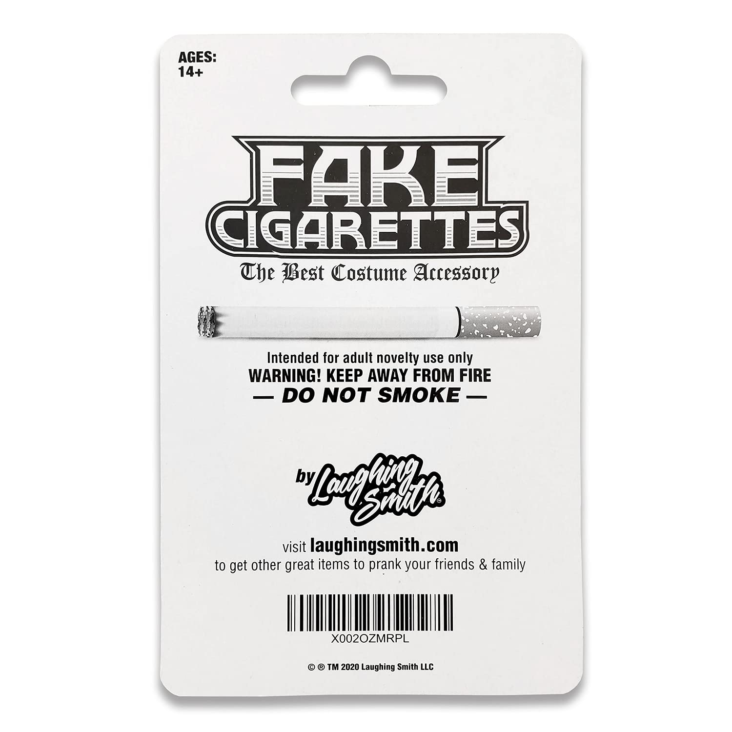 Fake Cigarettes (Pack of 6) - Realistic Movie, Stage & Costume Theatre Props - Harmless Fake Cigs for Dress Up, Halloween, Gangster or White Trash Party - Artificial No Puff Cig for Cigarette Holder