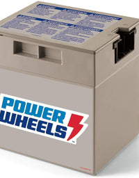 Power Wheels 12-Volt Rechargeable Replacement Battery, Multicolor
