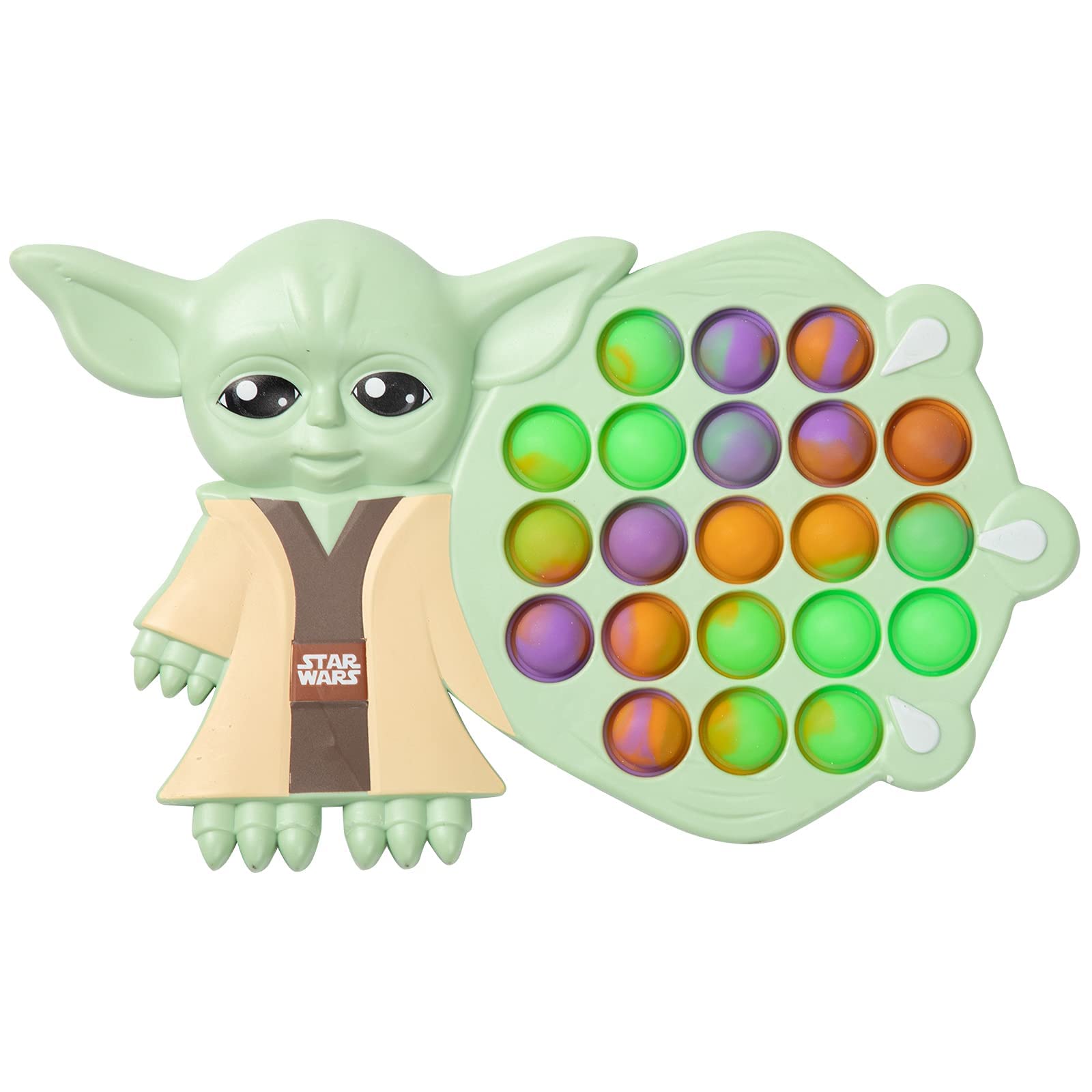 Baby Yoda Fidget Toy Cute Yoda Fidget Toy Pop Bubble Reduce Stress and Anxiety Specially for Kids and Adults (YODA-1PCS)