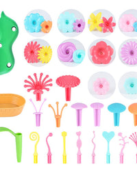 Girls Toys Age 3-6 Year Old Toddler Toys for Girls Gifts Flower Garden Building Toy Educational Activity Stem Toys(130 PCS)
