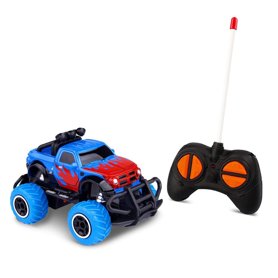 Toddlers Toys for 4-5 Year Old Boys RC Car Remote Control Trucks for 3-4 Year Old Kids , Birthday Gifts Preschool Toys Cars RWD 1/43 Scale （Blue RAM）