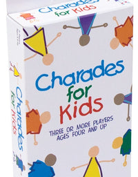 Pressman Charades for Kids Peggable - No Reading Required Family Game Multicolor ,5"
