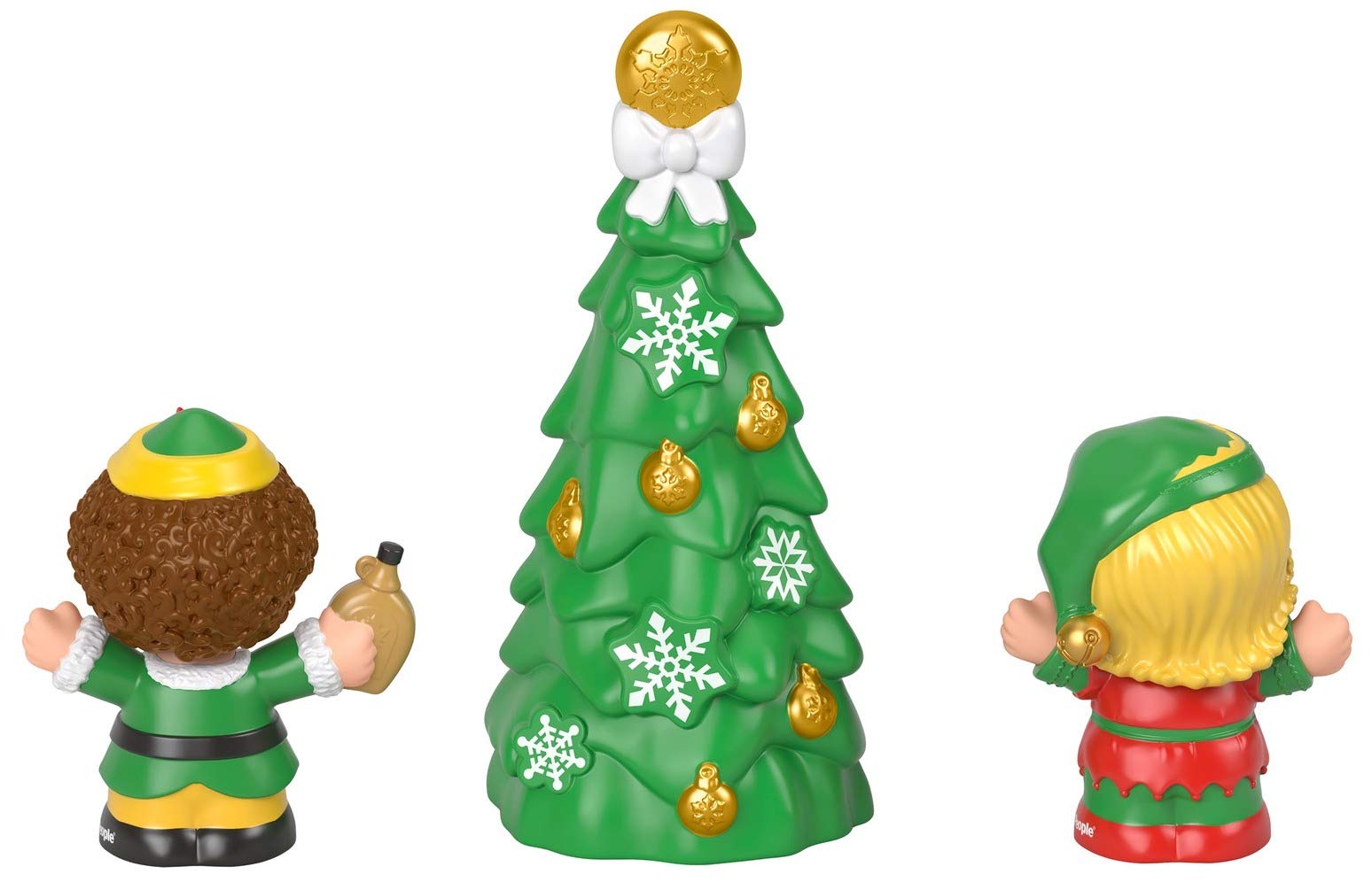 Fisher-Price Little People Collector Elf movie figure set, 3 toys in a gift-ready package for fans ages 1-101 years