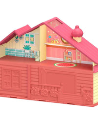 Bluey Family Home Playset with 2.5" poseable Figure
