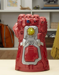 Avengers Marvel Endgame Red Infinity Gauntlet Electronic Fist Roleplay Toy with Lights and Sounds for Kids Ages 5 and Up
