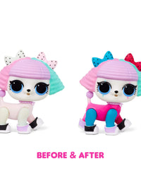 LOL Surprise Color Change Pets 2 Pack Exclusive with 6 Surprises Including Outfit, Accessories, Color Change Ball- Collectible Doll Toy, Gift for Kids, Toys for Girls Boys Ages 4 5 6 7+ Years Old

