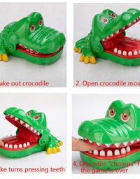 Crocodile Teeth Toys Game for Kids, Crocodile Biting Finger Dentist Games Funny Toys, 2020 Version Ages 4 and Up
