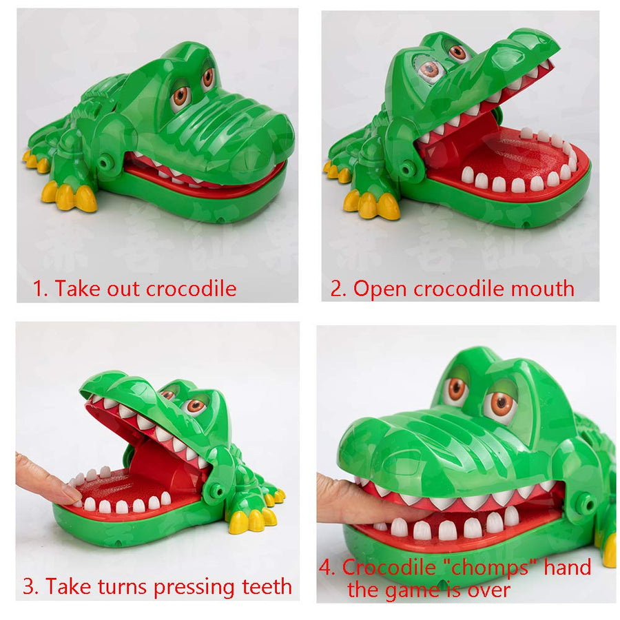 Crocodile Teeth Toys Game for Kids, Crocodile Biting Finger Dentist Games Funny Toys, 2020 Version Ages 4 and Up