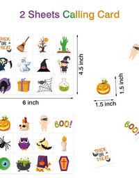 LUED Halloween Bingo Game for Kids, 24 Players Halloween Game for School Classroom Halloween Activities, Halloween Party Favors Supplies
