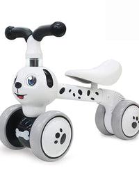 YGJT Baby Balance Bikes Bicycle Kids Toys Riding Toy for 1 Year Boys Girls 10-36 Months Baby's First Bike First Birthday Gift (Spotty Dog)
