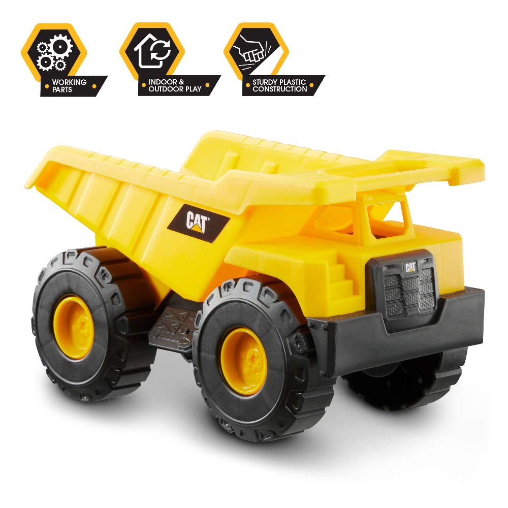 Cat Construction 7" Dump Truck, Loader & Excavator toys Combo Pack