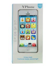 YOYOSTORE Child's Interactive My First Own Cell Phone - Play to learn, touch screen with 8 functions and dazzling LED lights
