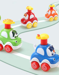 Baby Toy Cars for 1 Year Old Toddler Cartoon Wind up Cars for 2 Year Old Boys Birthday Gift Toys Age 1
